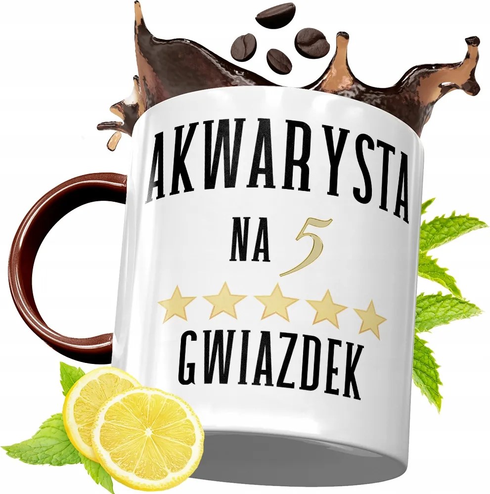 Bordó Bögre Akvarista Születésnapra Ajándék fényképes nyomattal