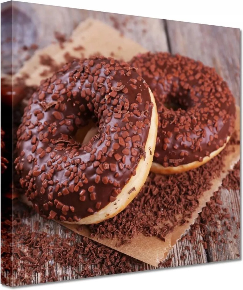 Vászonkép 20x20 Desszert fánk