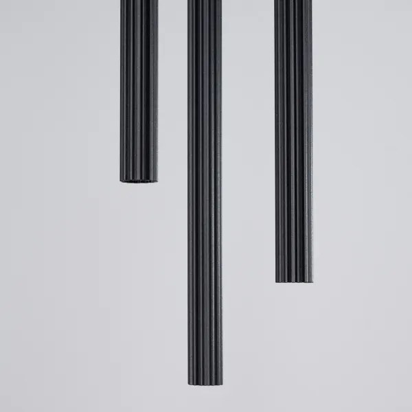 Sollux SL.1341 - Csillár zsinóron ARCHE 3xG9/8W/230V fekete