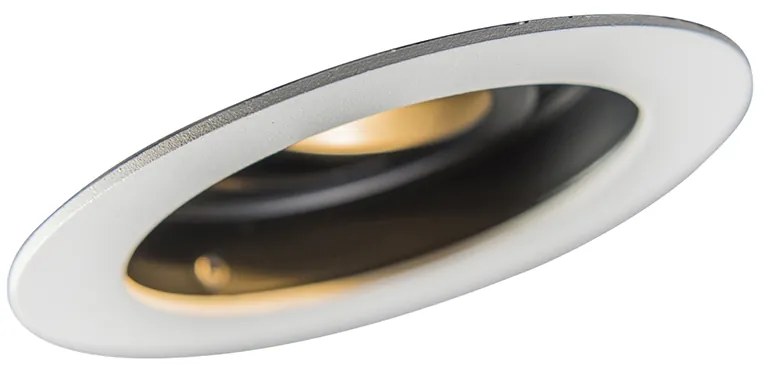 Okos süllyesztett spotlámpa fehér acéllal, Wi-Fi GU10-zel - Rondoo