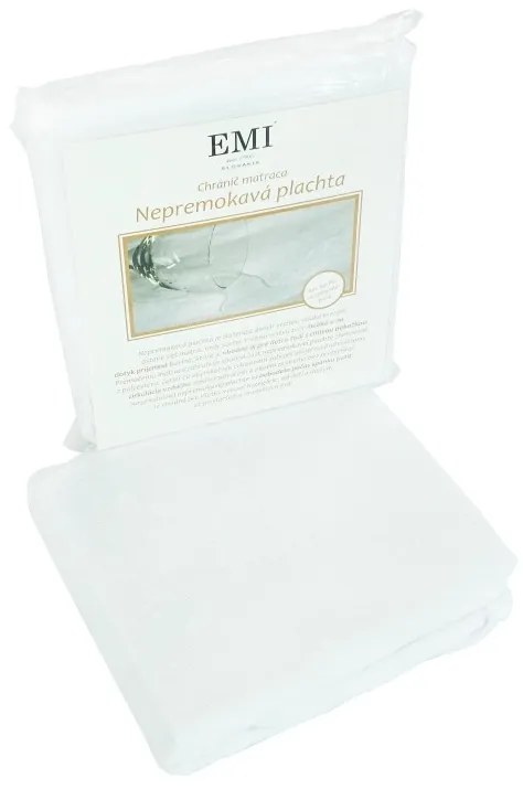 EMI fehér vízhatlan lepedő a sarkakon gumiszalaggal, Gyerek lepedő 70x140