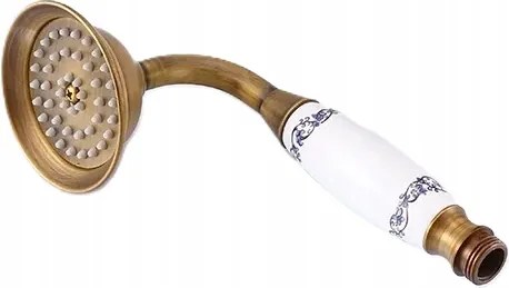 Zuhanyfej Old Retro Sárgaréz Kerámia Minták