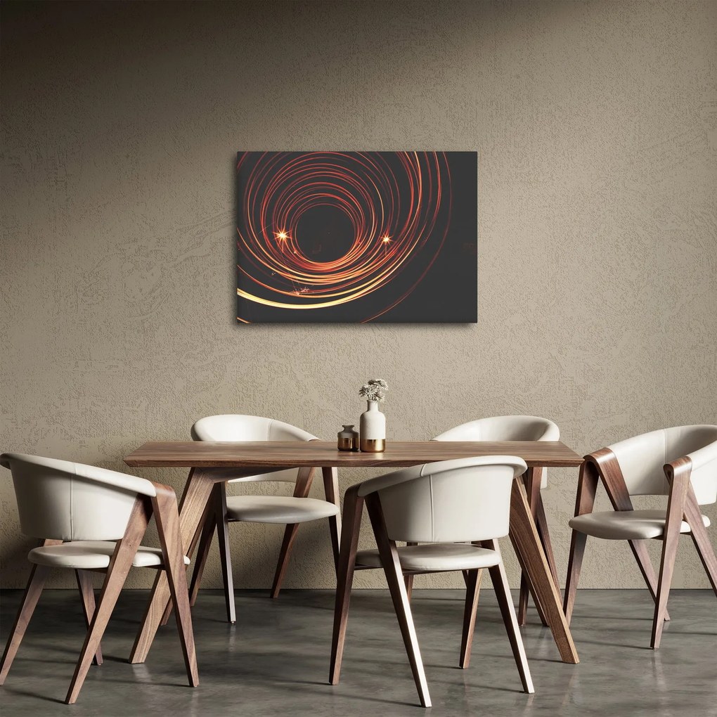 Absztrakt vonalak képe (70x50 cm)