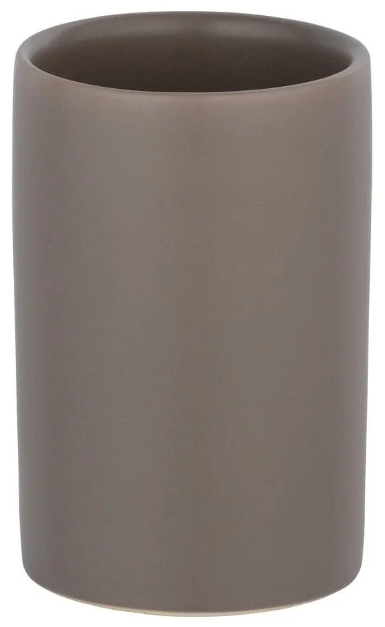 Polaris barna kerámia fogkefetartó pohár - Wenko
