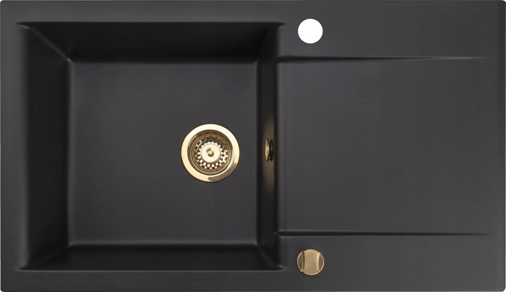 Estein 86 egymedencés gránit mosogató csaptelep csepegtetővel