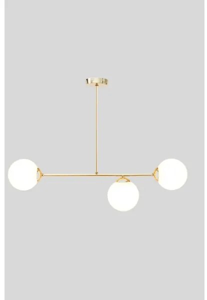 Csillár rúdon FIRA 3xE27/60W/230V arany