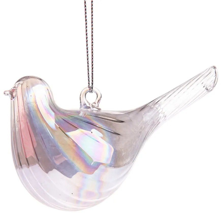 Üveg karácsonyfadísz 6 cm Bird – Dakls