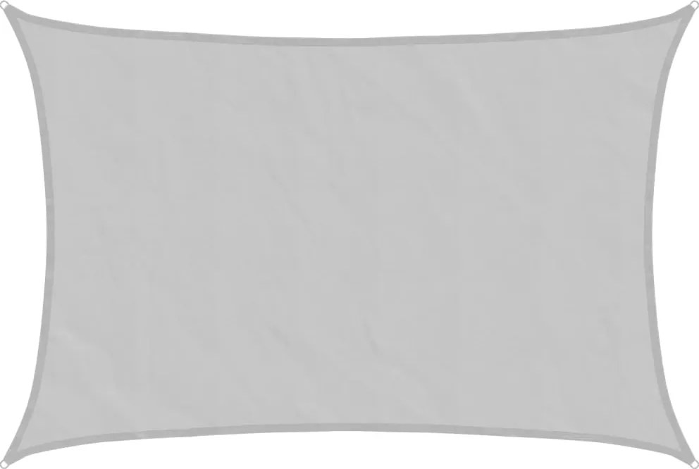 vidaXL világosszürke 100% poliészter oxford szövet napvitorla 5x4 m