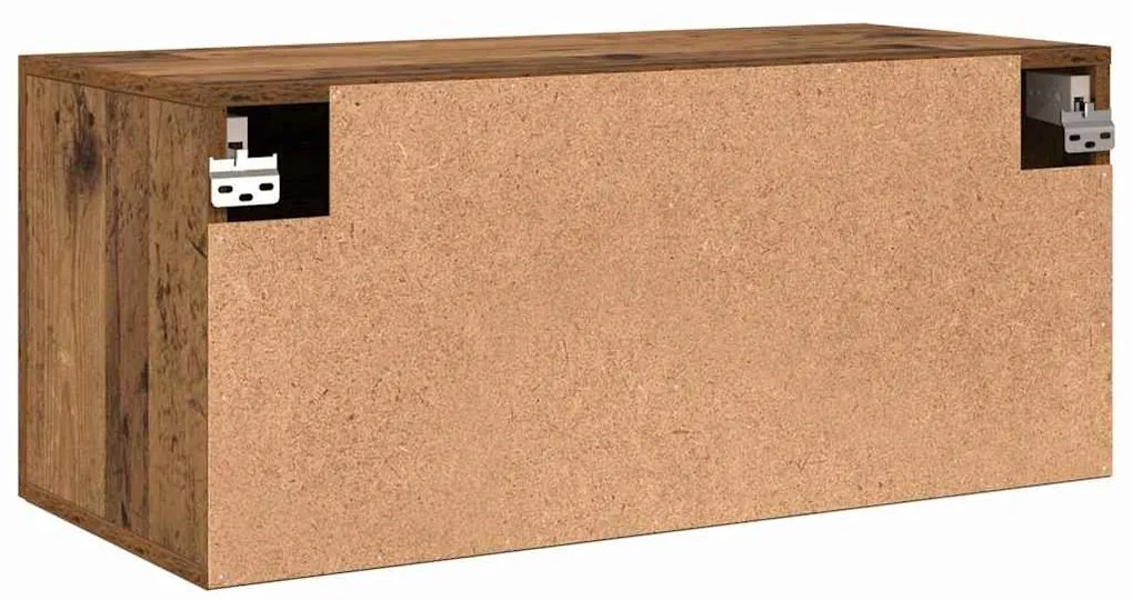 Fali Szekrény Régi fa 80 x 36.5 x 35 cm Faanyag
