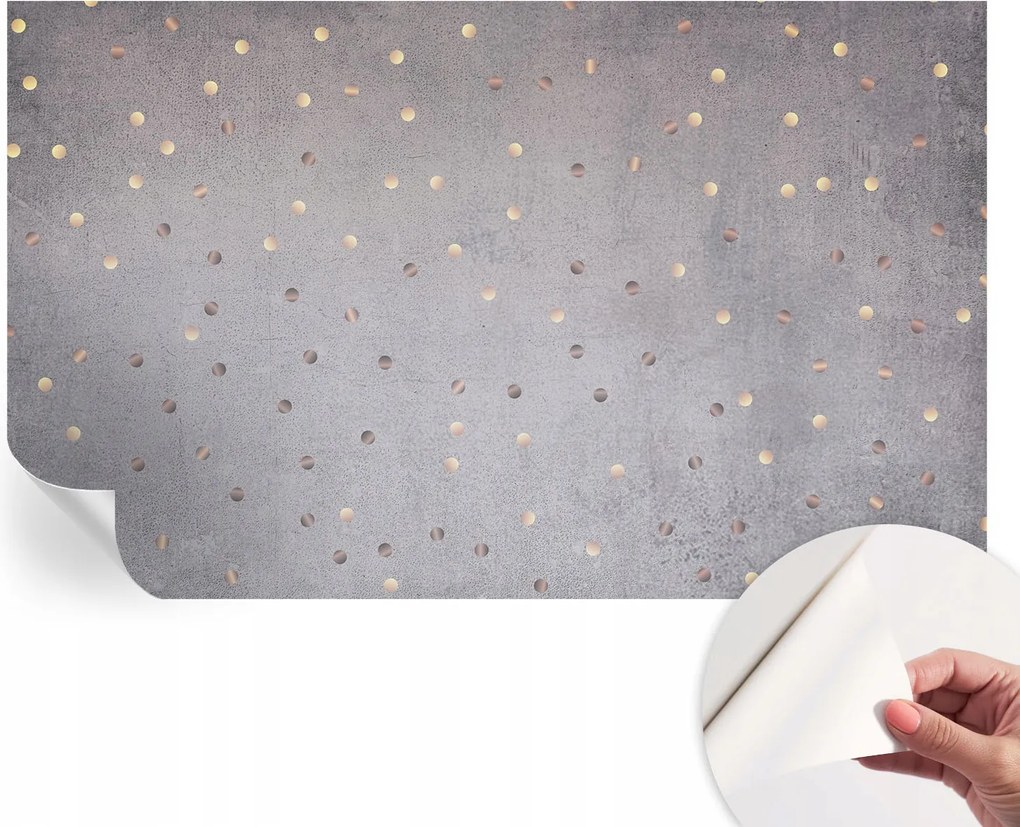 Dekoratív öntapadós tapéta Divatos minták Szimmetrikus pöttyök 416x254