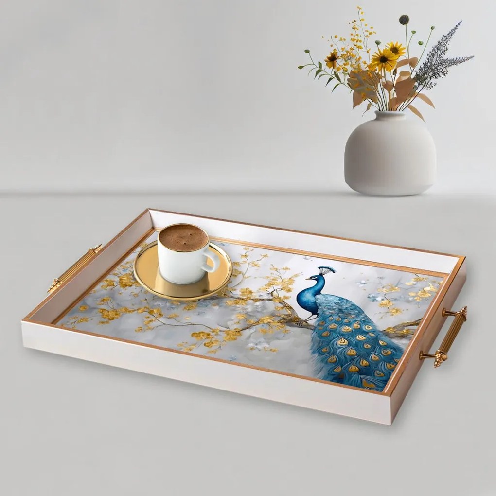 Üveg tálca, 38×24 cm – TPB9925