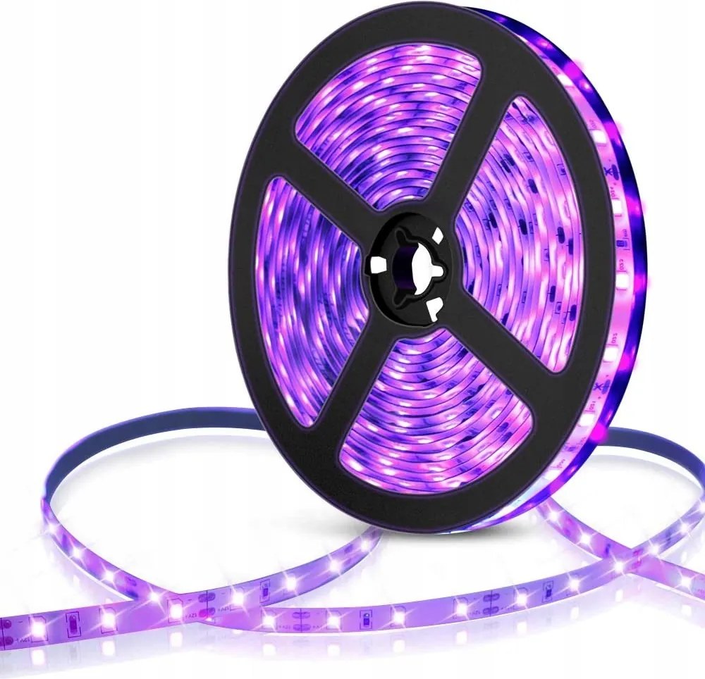 Led szalag IP20 12V Smd 2835 6W Uv ultraibolya 1mb