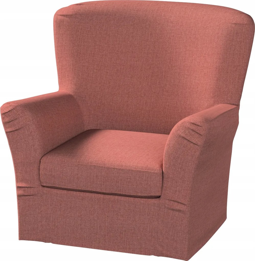 Dekoria Tomelilla magas fotelhuzat Ikea könyvjelzőkkel barna