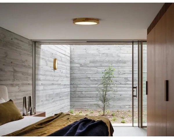 APLED - LED Mennyezeti lámpa RONDO LED/36W/230V á. 40 cm tölgy