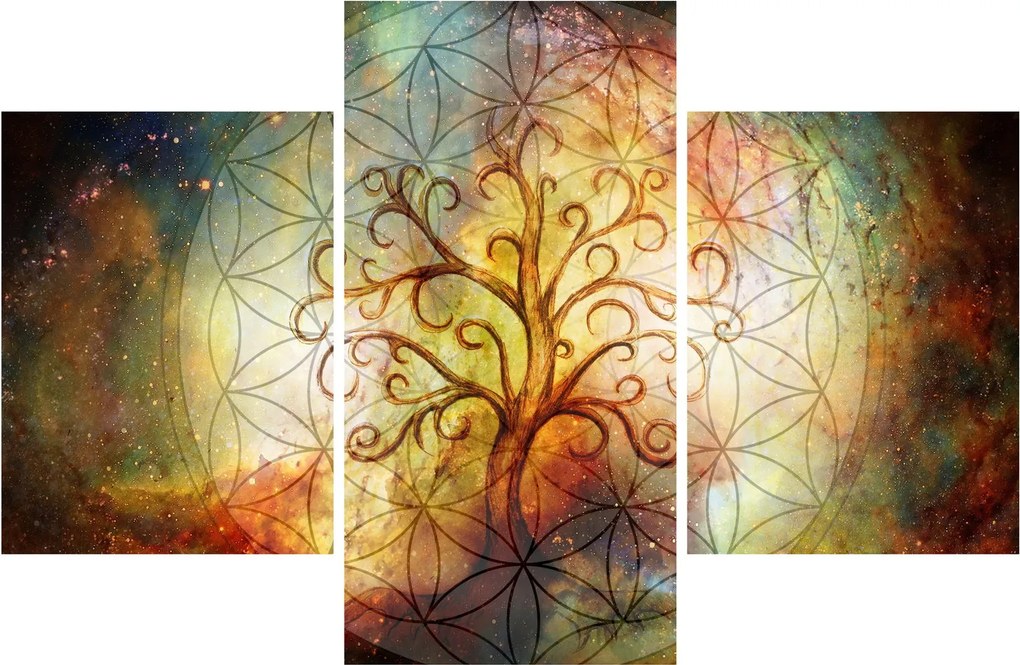 Absztrakt kép fáról (90x60 cm)