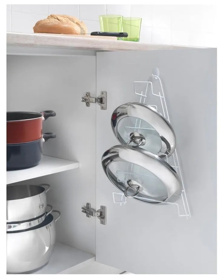 Fedő- és serpenyőtartó állvány Kiwi – Metaltex