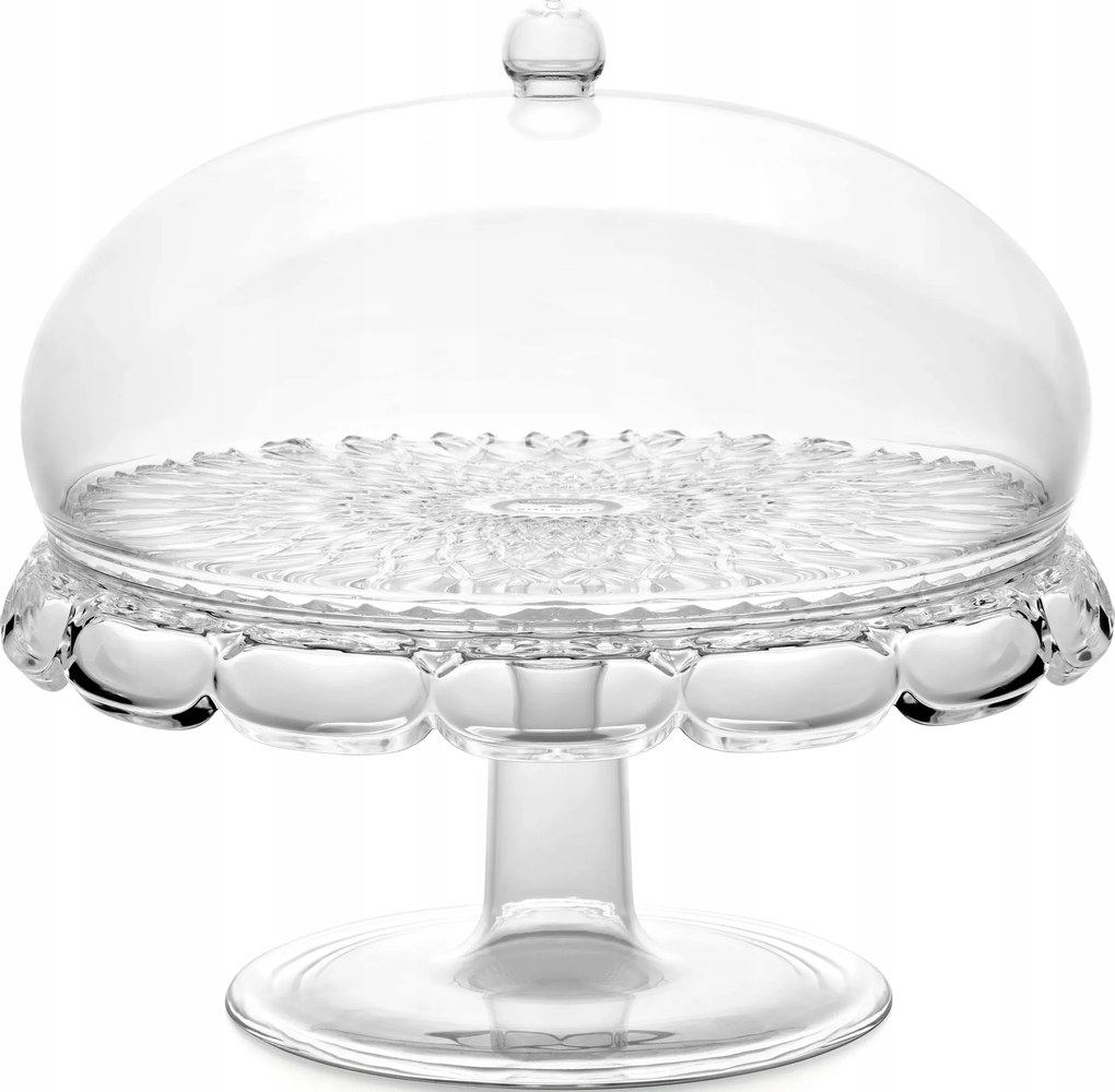 Guzzini Vanity Kerek tortatartó Átlátszó