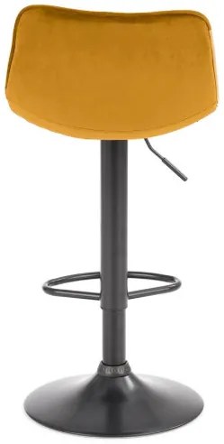 H-95 Mustársárga Bárszék Állítható Magassággal