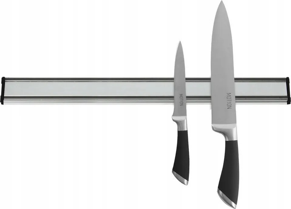 Mágneses konyhai késtartó edény hosszú fém 47,5 cm