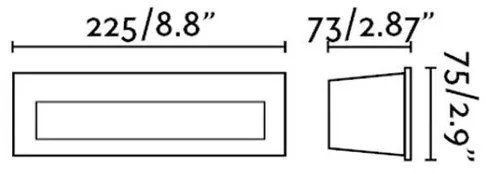 FARO 70271 - LED Kültéri beépíthető lámpa NAT LED/8W/230V
