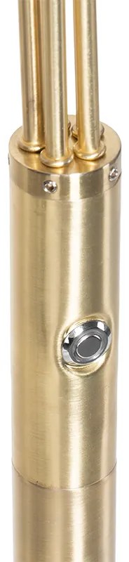 Design állólámpa sárgarézzel, LED-del 5 lámpás - Sixties Trento