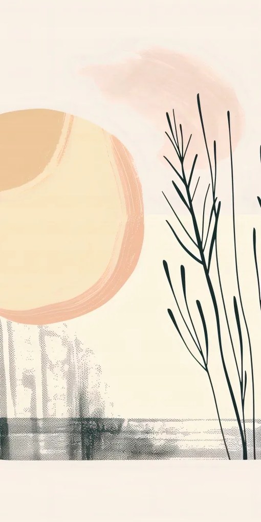 Poszter 50x100cm Pasztell Kelet