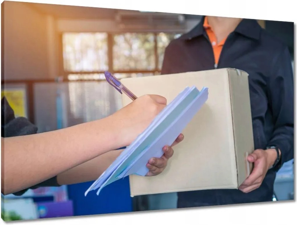 Vászonkép 90x60 Szállítási aláírás