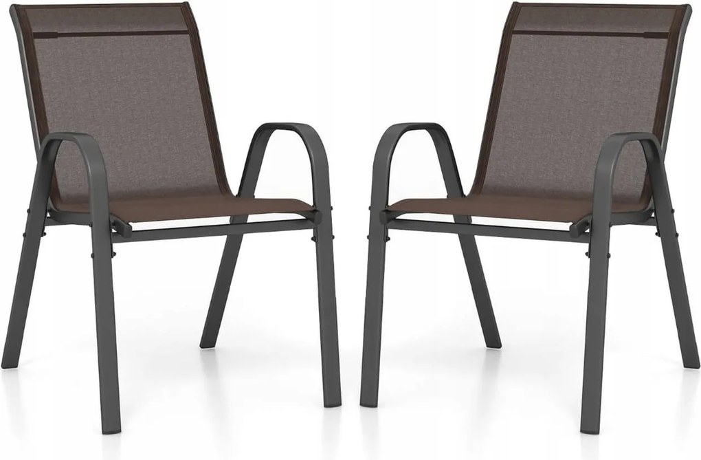 Kerti szék szett Costway barna/ cos55