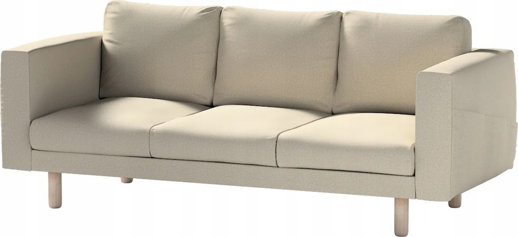 Dekoria Norsborg 3 személyes kanapé huzat Ikea barna