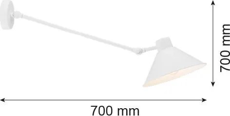 Argon ALTEA 4071 Fali lámpa 1x15W/E27 IP20
