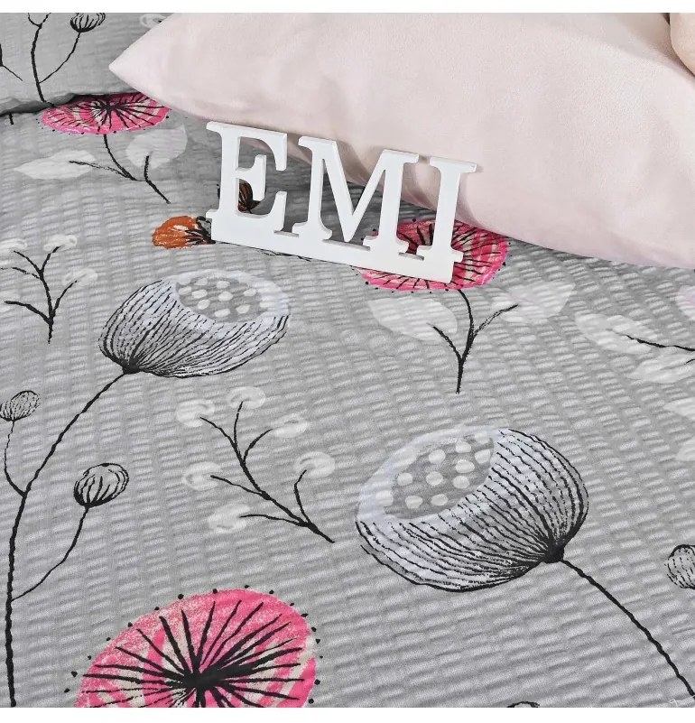 EMI Kayla krepp ágyneműhuzat, A standard egyszemélyes ágy szett tartalma: 1x 140x200 + 1x 70x90