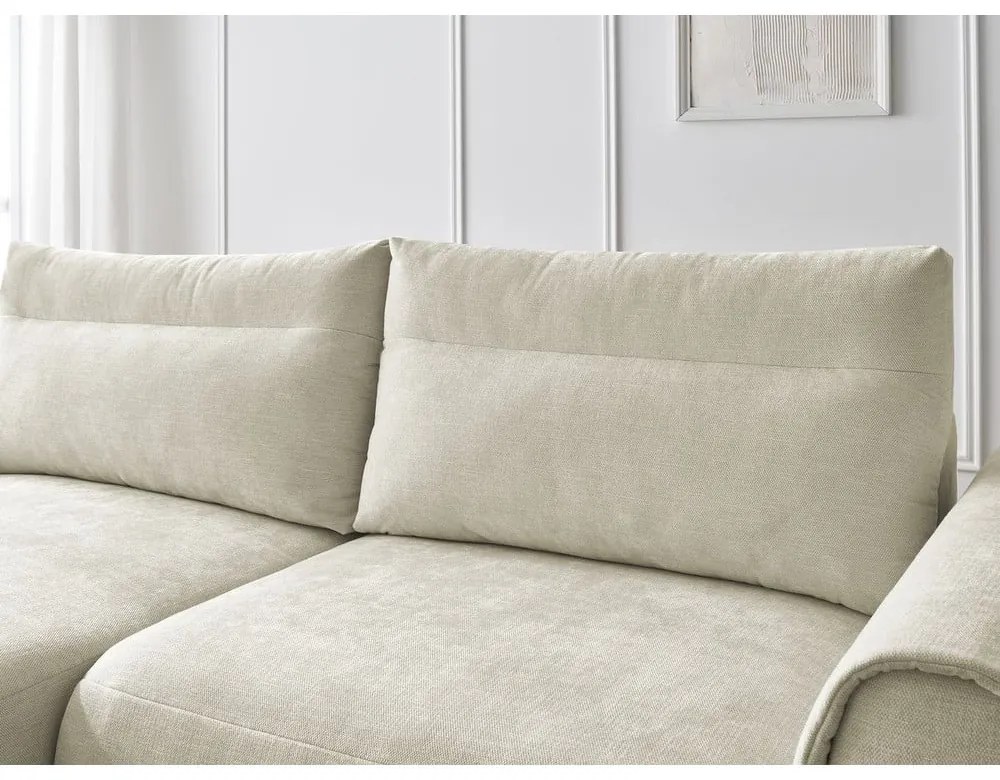 Bézs sarokkanapé Aden – Bobochic Paris