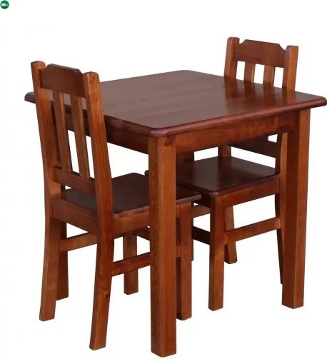 Étkezőasztal kocka 90x90 calvados