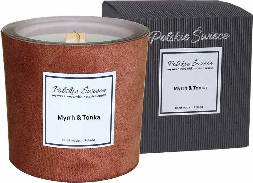 Gyertya Hevy Skin Réz Myrrh Tonka Black