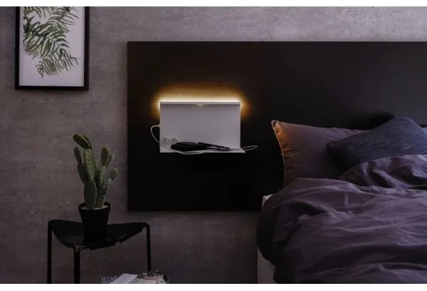 Paulmann 78919 - LED/4,5W Dimmelhető lámpa polccal és USB + LED/1,6W 230V