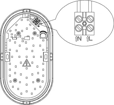 Top Light - LED kültéri fali lámpatest BARI LED/15W/230V IP54