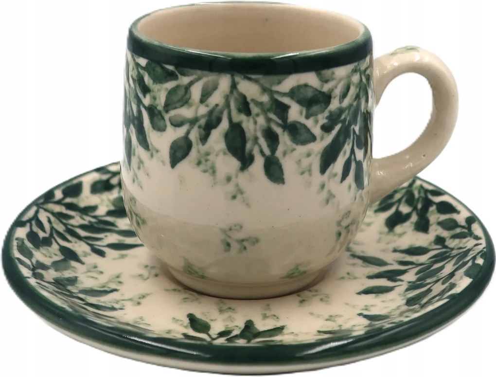 Espresso csésze csészealjjal 100 ml Kerámia Boleszláv ajándék