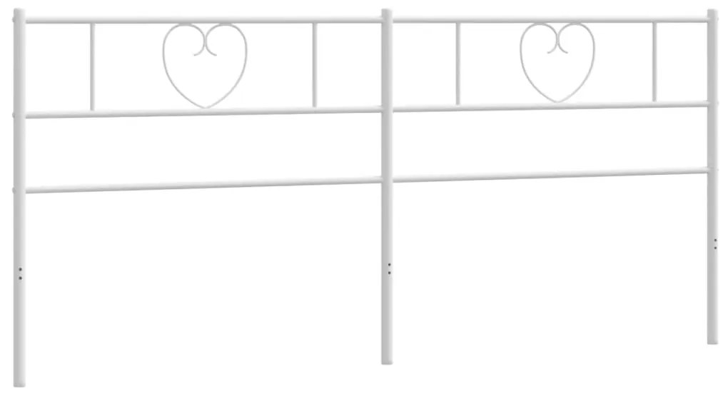 fehér fém fejtámla 193 cm