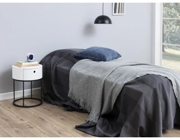 COLUM éjjeli szekrényke, fehér színben