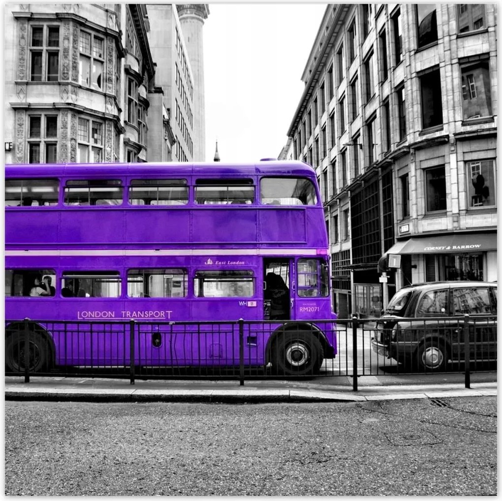 Poszterek 70x70 London busz