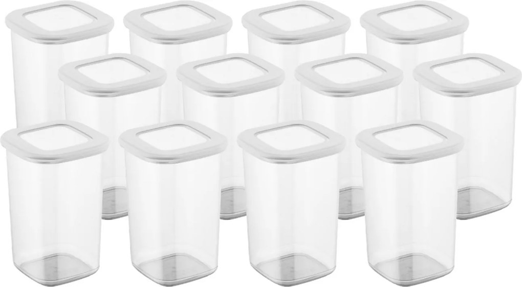 BNMPOLYWS12-12 12 darabos 1200 ml ételtároló doboz készlet