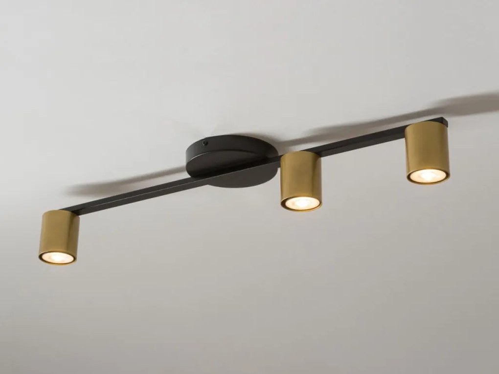 SIGMA LIGHTING 33435 SKY Loft Mennyezeti Lámpa Fekete, Arany GU10 IP20