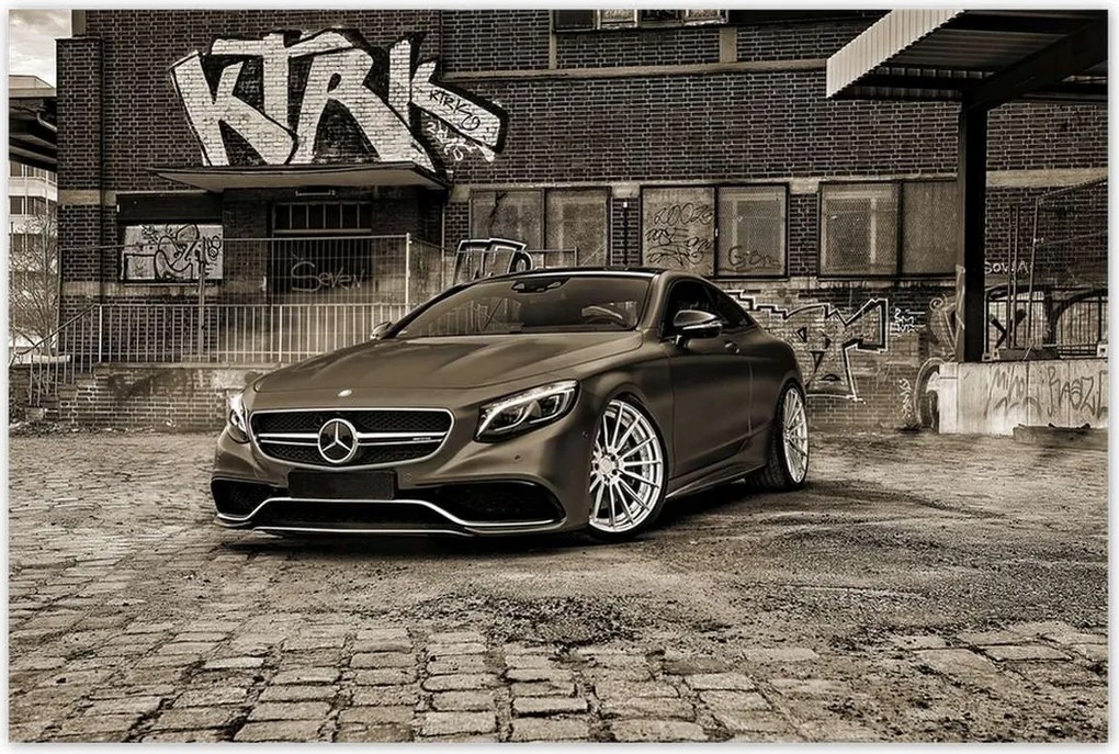 Poszterek 120x80 Mercedes sportautó