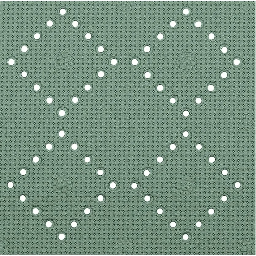 Spirella ALASKA csúszásgátló fürdőkád alátét,zöld, 91 x 36 cm