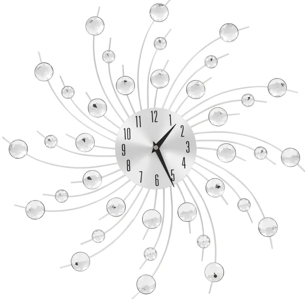 vidaXL modern küllemű kvarcszerkezetes falióra, 50 cm átmérőjű