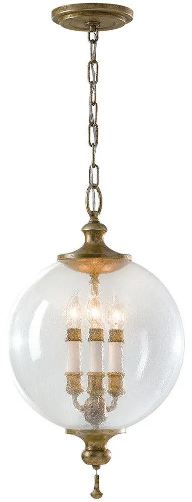 Elstead FE-ARGENTO-P - Csillár láncon ARGENTO 3xE14/60W/230V