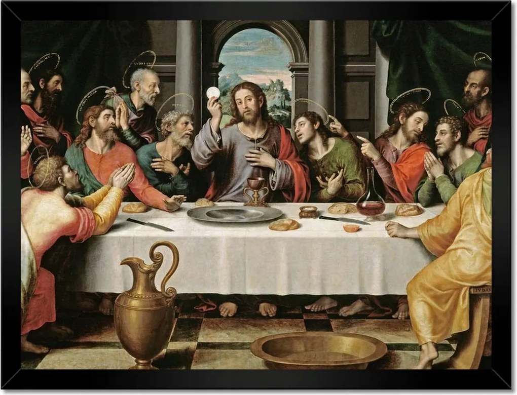 Poszterek keretben 40x30 Utolsó vacsora Jézus