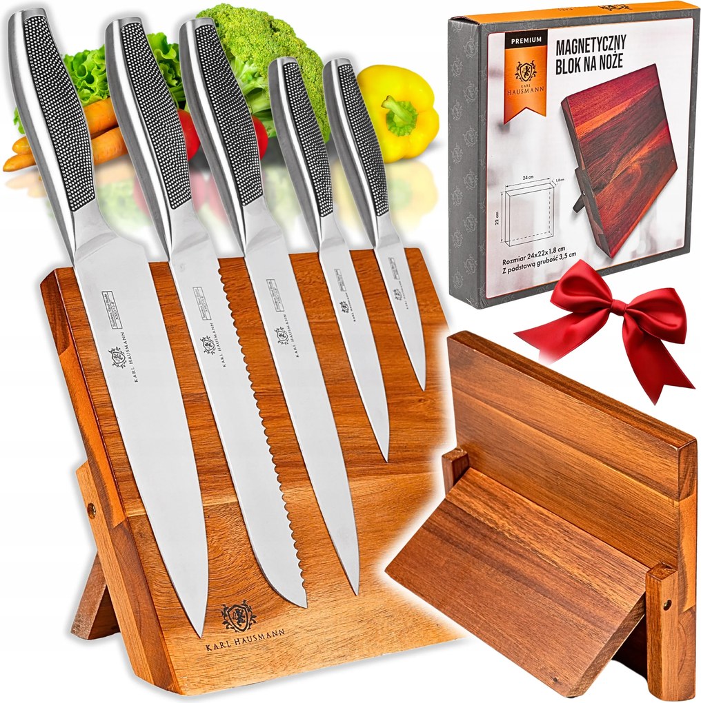 Mágneses Konyhai Blokk Nagy Késtartó Állvány Univerzális Mágnes Tároló