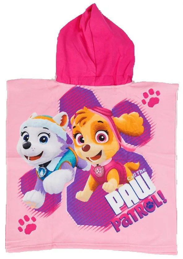 Mancs Őrjárat Call the Girls strand törölköző poncsó 55x110 cm (Fast Dry)