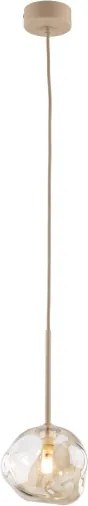 Brilagi - VULCANO kábelen függőlámpa 1xG9/8W/230V Ø 15 cm, bézs/füstös bézs